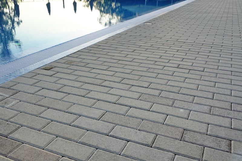 Products For Pool Paver Installations in use